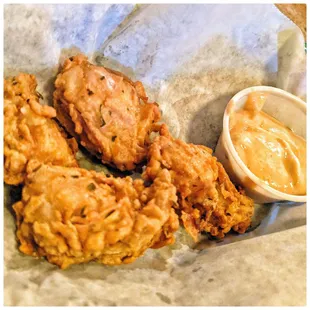 Deep fried Virginia select oysters