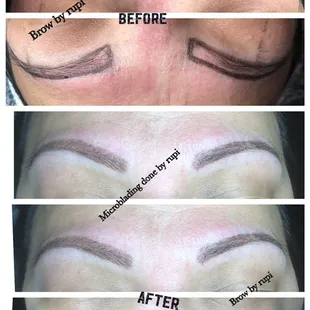 Microblading done by rupi
