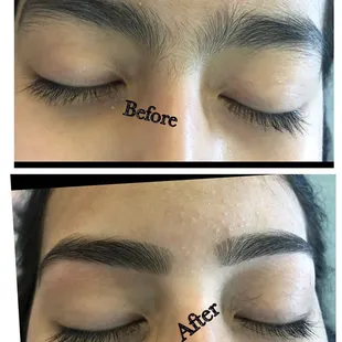 Eyebows threading done by rupi
