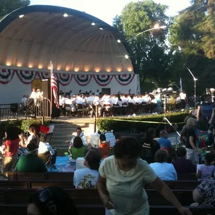 Concert in the park 2011 first of the season . Every thur during season