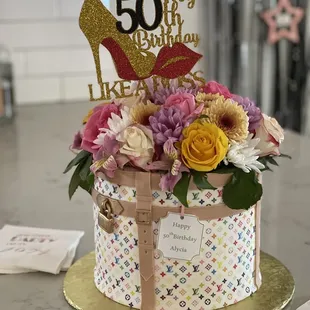 a 50th birthday cake