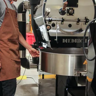 Roasting coffee with precision.
