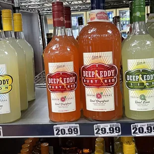 Deep Eddy- several flavors