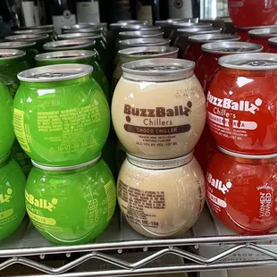 Buzz ballz -  &apos;Rita flavor in fluorescent green and a few other flavors