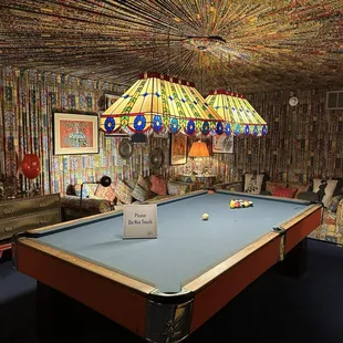 The pool room