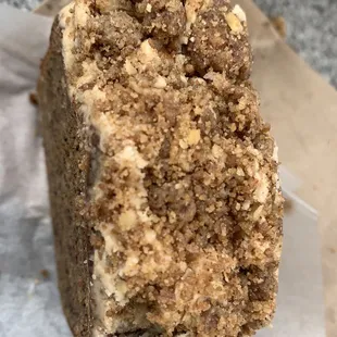 Banana slice crumble