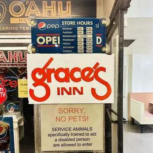 Hours of operation (02/17/24)