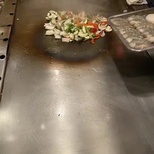 Veggies are pre-cut and small portions