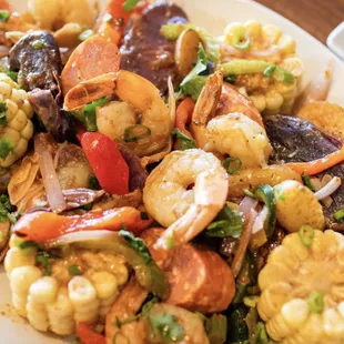 paella, food