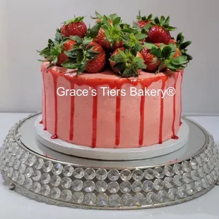 Strawberry cake.