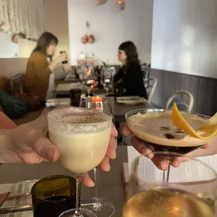 Cheers - Cava, Grasshopper Espresso Martini