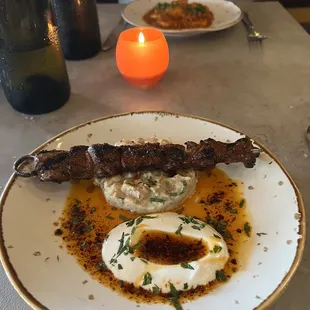 Lamb kebab-- restaurant week