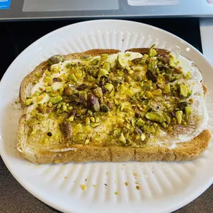 Cream Cheese Honey Toast