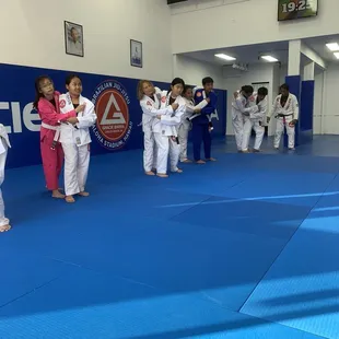 Junior class practice