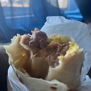 Bacon Breakfast Burrito