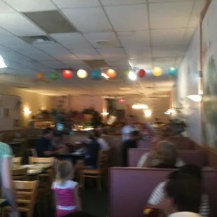 people eating in a restaurant