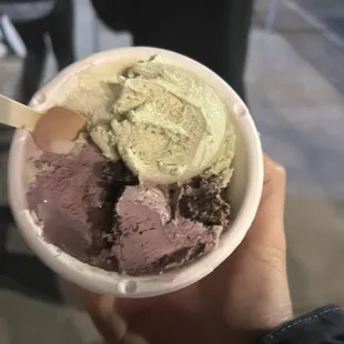 Black razz &amp; matcha