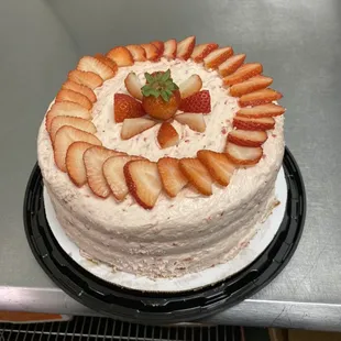 Homemade Strawberry Cake