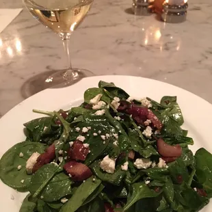 Wilted Spinach Salad