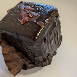 This is a wonderfully chocolate petit four.