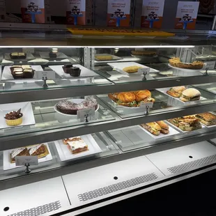 Pastries and sandwiches