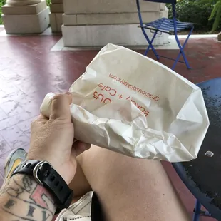 There is nothing left of my sandwich. At one point I did hold it over my head and say "my god, yes"