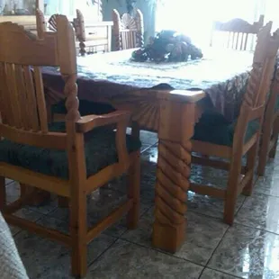 Rope and flowers by hand