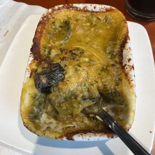 Crawfish eggplant dressing