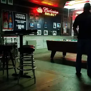 Pool tables available