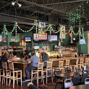 people sitting at the bar