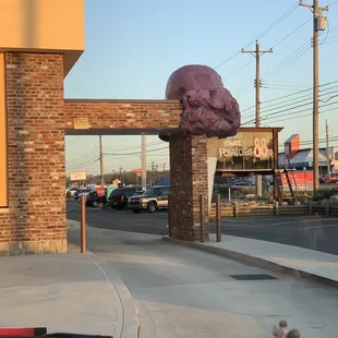 Pick up your order by the big cone!