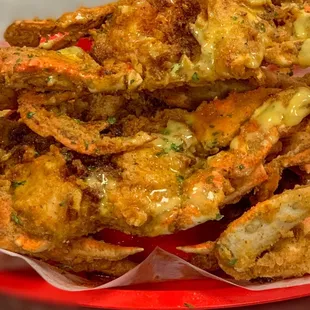 Fried Blue Crab