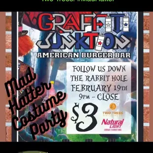 n image of a poster for graffiti junction