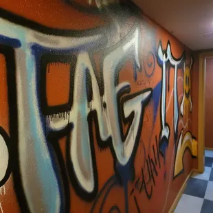 Graffiti wall