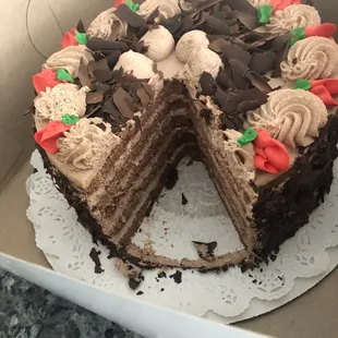 Double chocolate cake