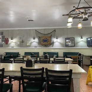 Interior dining space