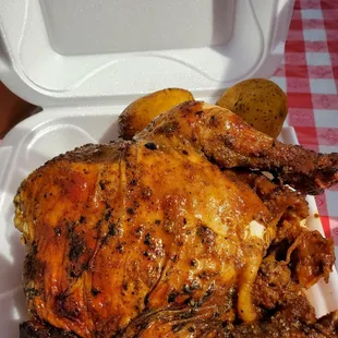 Whole chicken , no sauce