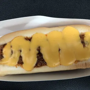 Spanish cheese dog