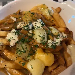 a bowl of french fries