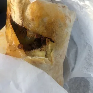 The Chorizo Egg &amp; Cheese Burrito is giving me a sneak peak of what&apos;s to come and I&apos;m here for it