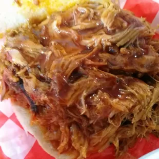 Pulled Pork with signature BBQ sauce