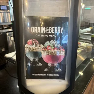 Grain and Berry, they cater too!