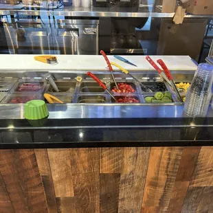 Fruit/toppings for açaí bowls