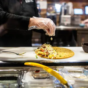 Handcrafted flatbreads and quesadillas