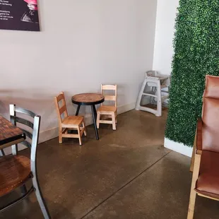 Sitting area kid friendly