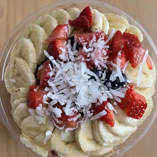Grain and Berry Bowl with açaí base