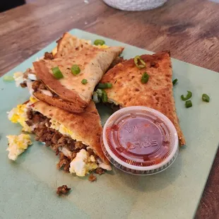 Brunch quesadilla