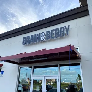 the front of the store