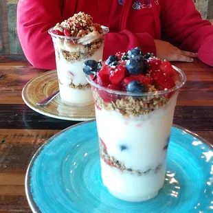 back: RELAX, EAT, REPEAT PARFAIT, front: FEED THE SOUL PARFAIT