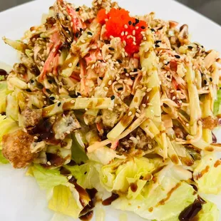 Softshell crab salad